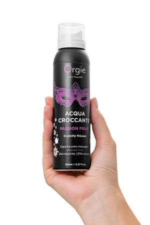 Шипучая пена для массажа Orgie Acqua Croccante Passion Fruit, аромат маракуйя, 150 мл