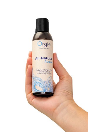 Интимный гель Orgie ALL - NATURAL ACQUA на водной основе, 150 мл