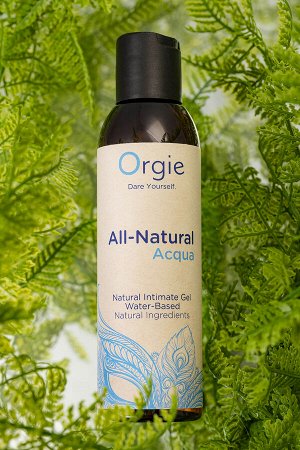Интимный гель Orgie ALL - NATURAL ACQUA на водной основе, 150 мл