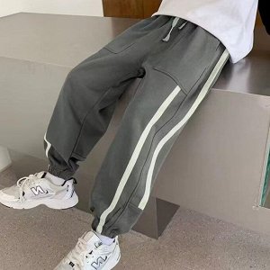 Детские спортивные джоггеры, серый