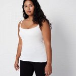 UNIQLO - топ Airism на тонких бретелях со вставным бюстгальтером - 00 WHITE