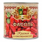 Фасоль красная в собственном соку, т.м. &quot;Сыта-Загора&quot;, 425 мл, ж/б
