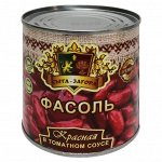 Фасоль красная в томатном соусе, т.м. &quot;Сыта-Загора&quot;, 425 мл, ж/б
