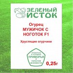 Огурец МУЖИЧОК С НОГОТОК F1 (Зеленый исток)  0,25г.