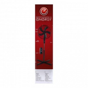 Вентилятор Energy ELEGANCE EN-1626, напольный, 45 Вт, 3 режима, чёрный
