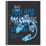 Дневник для музыкальной школы 48л. (твердый) BG &quot;Mixtape&quot;, матовая ламинация, тиснение фольгой