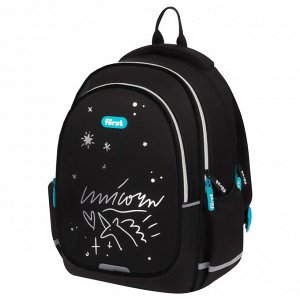 Рюкзак F?rst F-Cute "Unicorn" 37*29*17см, 3 отделения, 2 кармана, анатомическая спинка