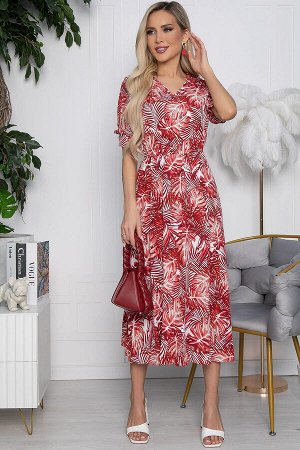 Платье Ирени (красное) П10298