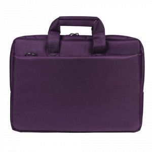 Сумка деловая RIVACASE 8231 purple, отделение для планшета и ноутбука 15.6", ткань,пурпурн,39x29x7см