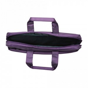 Сумка деловая RIVACASE 8231 purple, отделение для планшета и ноутбука 15.6", ткань,пурпурн,39x29x7см