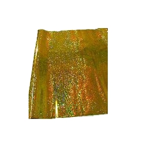 Пленка голографическая ПП 40 мкм*70 200 гр золотой (7,90 м)
