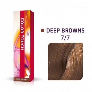 Крем краска для волос тон 7/7 блонд коричневый WELLA Color Touch 60 мл