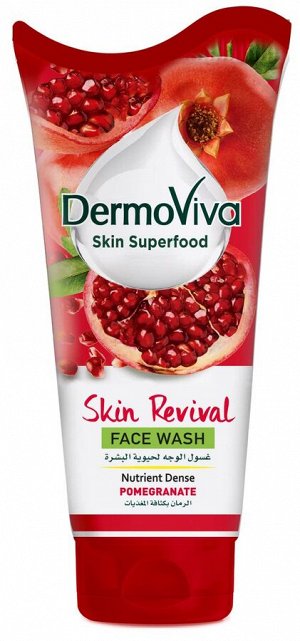 DABUR DERMOVIVA Skin Superfood Pomegranate Skin Revival Face Wash Средство для умывания антивозрасно