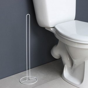 Держатель для рулонов туалетной бумаги Доляна, 55x14x14 см, белый