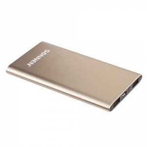 Аккумулятор внешний SONNEN POWERBANK V311, 4000 mAh, 2USB, л