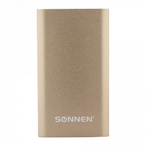 Аккумулятор внешний SONNEN POWERBANK V311, 4000 mAh, 2USB, л