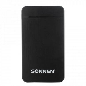 Аккумулятор внешний SONNEN Powerbank V3801, 4000 mAh, литий-