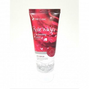 3W Пенка очищающая "Foam Cleansing [Rose water]", 100мл., 1*200шт Арт-74888