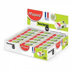 Резинка стирательная MAPED (Франция) "Technic Mini", 39х18х1