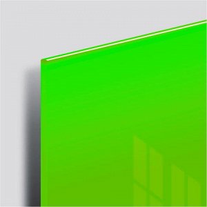 Доска магнитно-маркерная стеклянная, зеленая, 45х45см, 3 маг