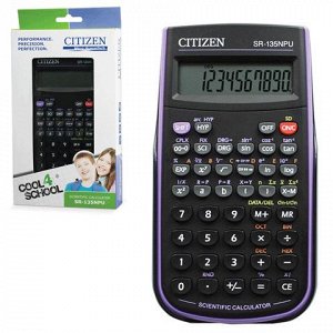 Калькулятор CITIZEN инженерный SR-135NPUCFS, 8+2разр, пит.от