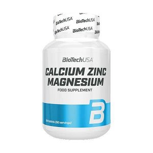 Минералы BioTechUSA Calcium Zinc Magnesium - 100 таб