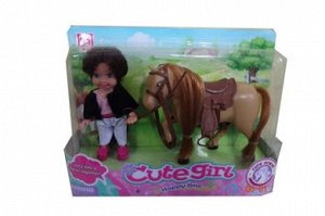899-12 кукла с лошадкой, в коробке 420011