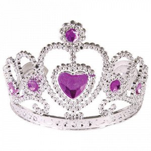 Корона карнавальная "Принцесса", 12,5х9х11,5см, полипропилен