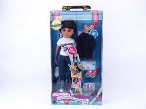 1808 кукла, в пластик. чемодане 8622639