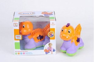 9107 игрушка музык., (динозавр), в коробке 040060