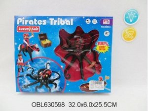 0809-6 набор игровой, пиратский с оьминогом, в коробке 630598