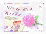 9001-2-3 -4,7 пазл 3 D (стекло) Роза,яблоко,сердце, звезда,