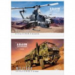 Альбом для рисования 08л., А4, на скрепке ArtSpace &quot;Техника. Military&quot;, обложка-офсет