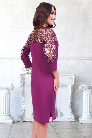 Платье венеция (пурпур)
