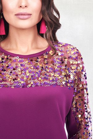 Платье венеция (пурпур)