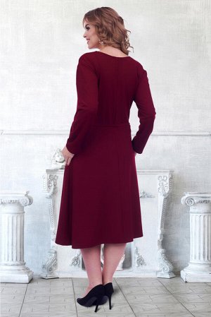 Платье роксана (бордо)