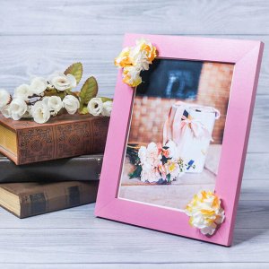 Декоративная фоторамка–панно «Любимой внучке» с цветами, 15 - 20 см