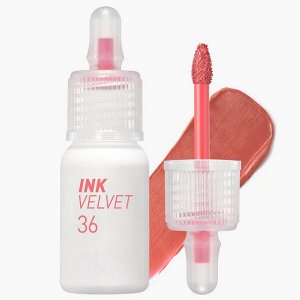 Вельветовый тинт для губ Peripera Ink Velvet #36 Active Coral, 4гр