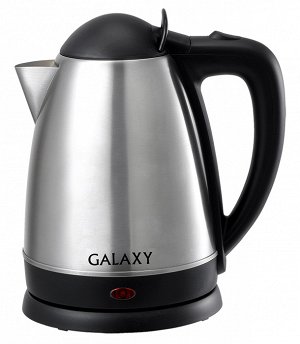 Чайник Galaxy GL 0316 (6шт) Чайник электрический 2000 Вт, 1,8л, скрытый нагревательный элемент, корпус из нержавеющей стали  18/10, автоотключение при закипании, автоотключение при отсутствии воды, ук