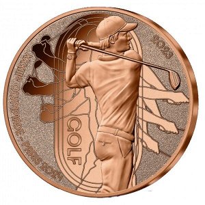 Франция 1/4 евро (euro) 2023 Олимпийские игры в Париже 2024 - Гольф
