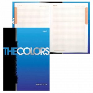 Блокнот 7БЦ А5 80л., металлик, 5-цв.блок, HATBER, The Colors