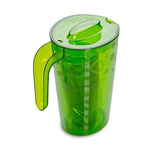 Набор питьевой 5 предметов "Люмици": кувшин 1,8л; 4 стакана 0,3л зелёный прозрачный