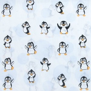 Ткань бязь плательная 150 см 447 Веселый пингвин
