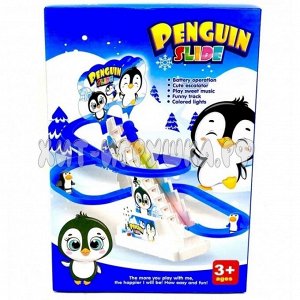 Интерактивная игрушка Горка с пингвинами (свет, звук) 867-13, 867-13