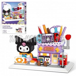 Конструктор 3D из миниблоков Карандашница аниме Куроми Kuromi Melody 1340 дет. P1153, P1153