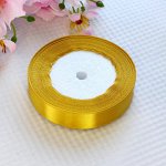 Лента Атласная 20мм*22м Горчица