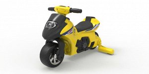 Мотоцикл для катания детей (толокар) 617 (желтый, красный)