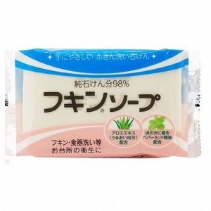 Кухонное хозяйственное мыло "Fukin Soap" (с мятой), кусок 135 г / 48
