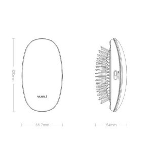 Массажная расческа Xiaomi Yueli Comb с функцией ионизации