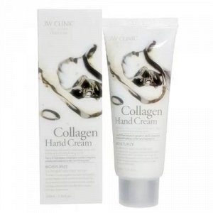 3W Clinic Collagen Hand Cream Крем для рук Коллаген Упругость и Глубокое Увлажнение, 100мл
